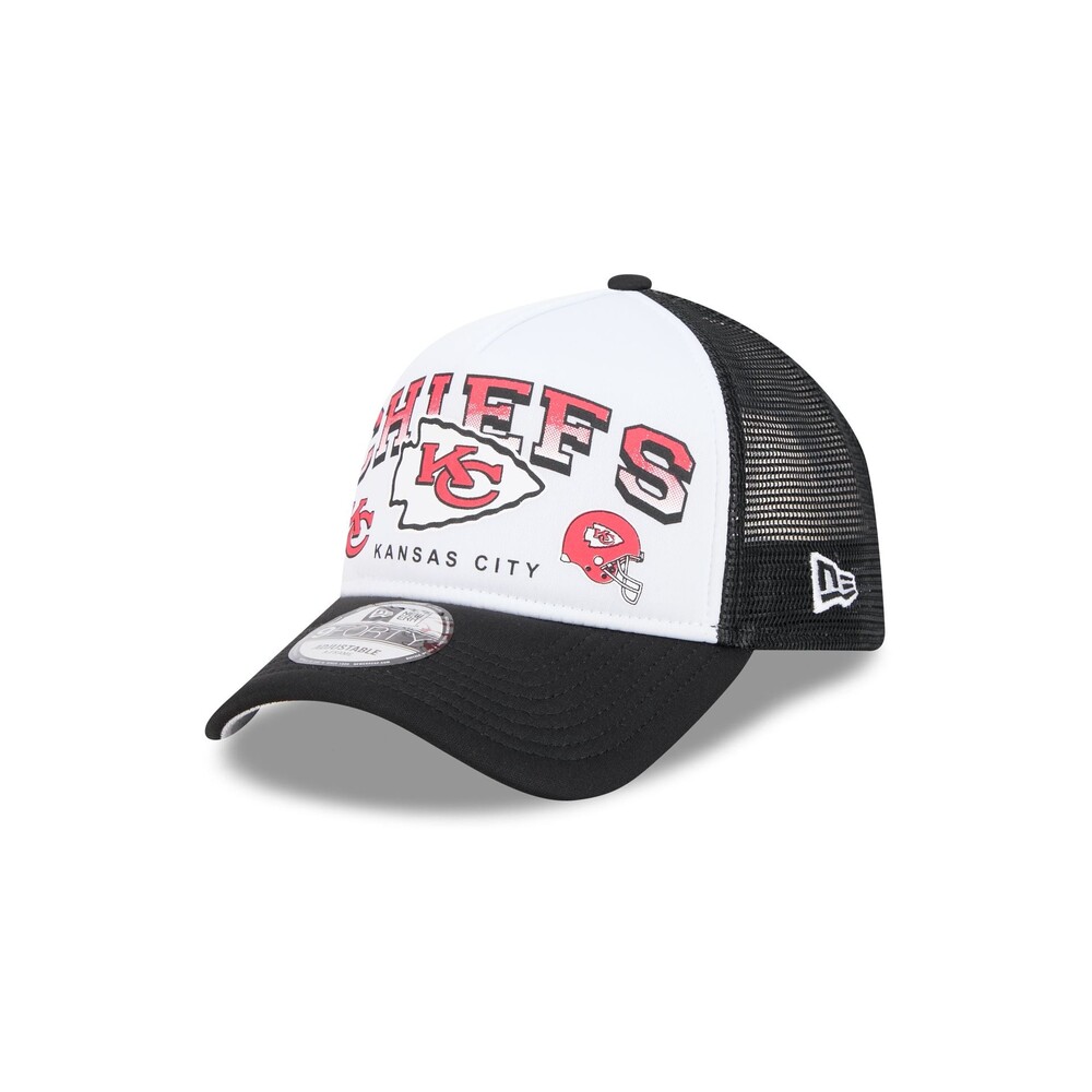 New Era Kansas City Chiefs Sport Classics 9FORTY A-Frame Trucker Hat - One Size